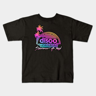 DISCO WONDERLAND 1987 Kids T-Shirt